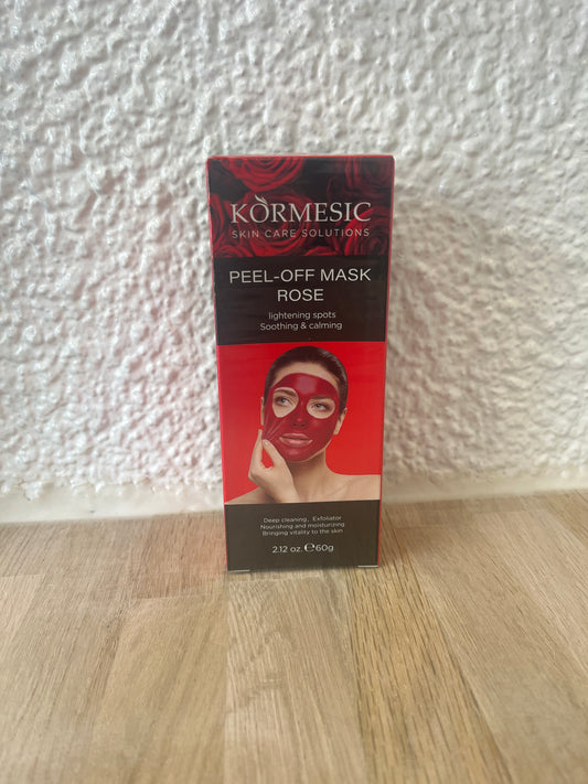 Masque peel off à la rose