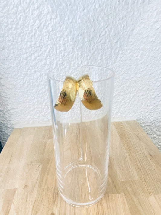 Boucle d’oreille Larmes d’or